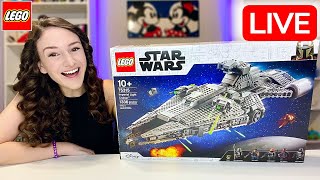 🔴  LEGO Star Wars Imperial Light Cruiser Live Build Stream (75315)