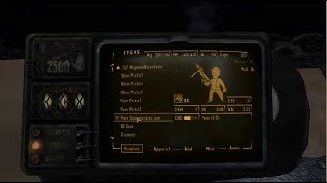 Falllout New Vegas mod skowcase- pipboy 2500