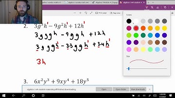 Algebra I M4 L1 Multiplying and Factoring Polynomial Expressions