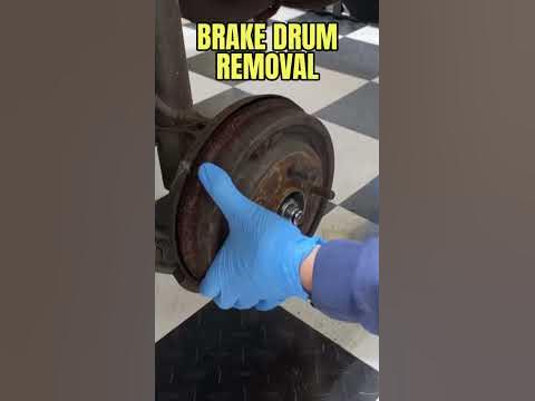 EASY WAY TO REMOVE A STUCK BRAKE DRUM. #shorts #youtubeshorts - YouTube