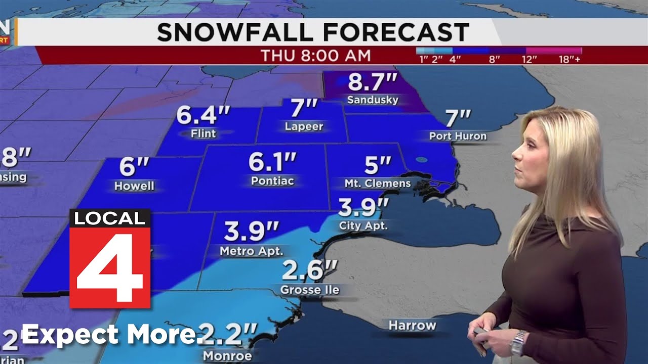 Metro Detroit weather forecast Feb. 12, 2025 -- 4 p.m. Update