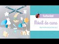 Móvil de bebé DIY ☁⭐ Manualidades scrapbooking