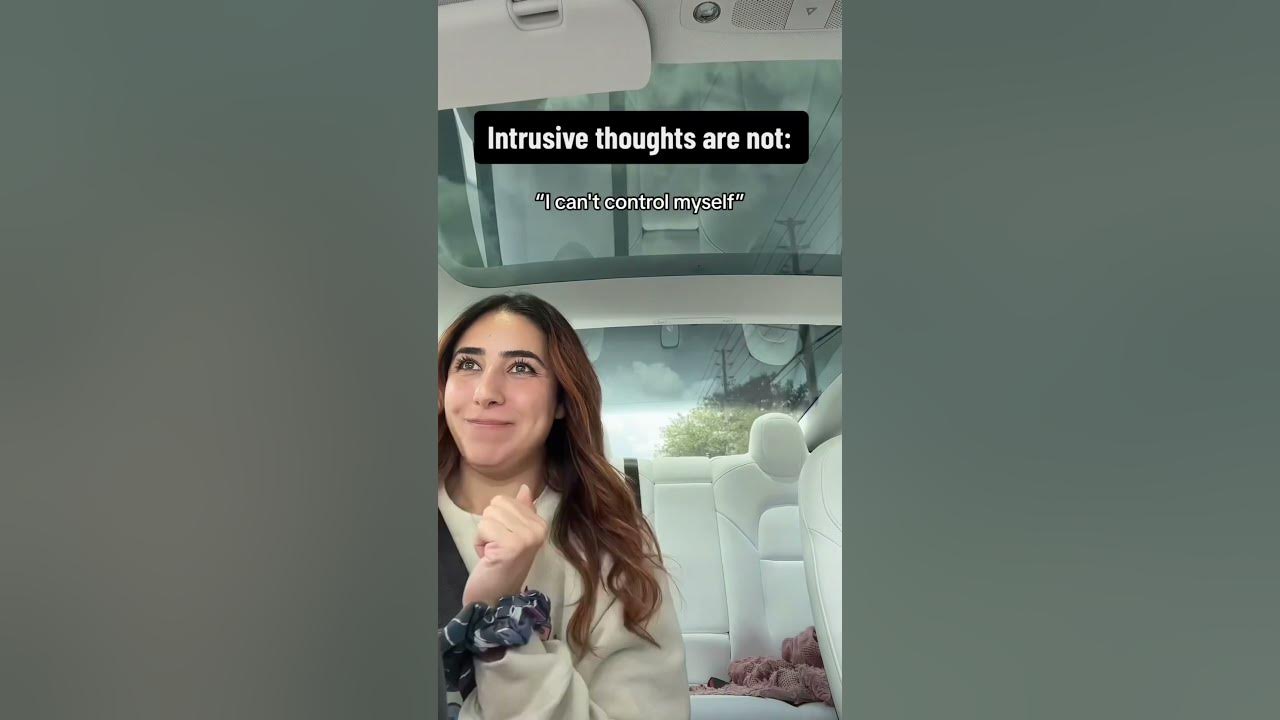 What intrusive thoughts in the car sound like #intrusivethoughts #ocd #anxiety #mentalhealth
