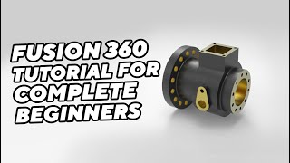 Flange coupling designing in fusion 360