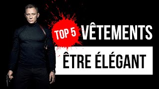 Top 5 des Vêtements à avoir pour être un homme élégant | Mode Homme