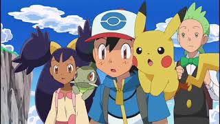 Clair meets Ash, Cilan and Iris in Unova  Black and White