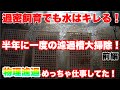 【ろ過】ろ過に拘る私の濾過槽清掃(前編)半年に一度の清掃で汚れの程は？