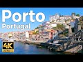 Porto portugal walking tour 4k ultra 60fps  with captions