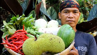 sayur asem ompras ampris srapahan tempe lagis ikan asin jlantir