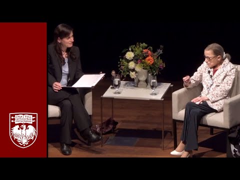 Conversation with Ruth Bader Ginsburg: US Supreme Court Justice Live at UChicago