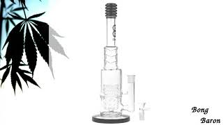 Glasscity Ice Bong with Perforated Double Bar
