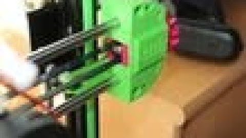 Anet E10 E12 Linear X Axis rail rod IGUS upgrade Creality CR-10 ender 3 out of alignment Z wobble