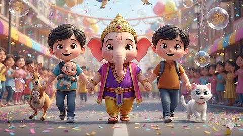 Ganpati Bappa Morya, गणपति बप्पा मोरया, Ganesh Chaturthi Special Kids Hindi Nursery Rhymes