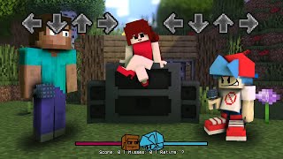 Fnf Vs Steve Week 64 - New World Boyfriend & Girlfriend In Minecraft Animation Fnf Modhard