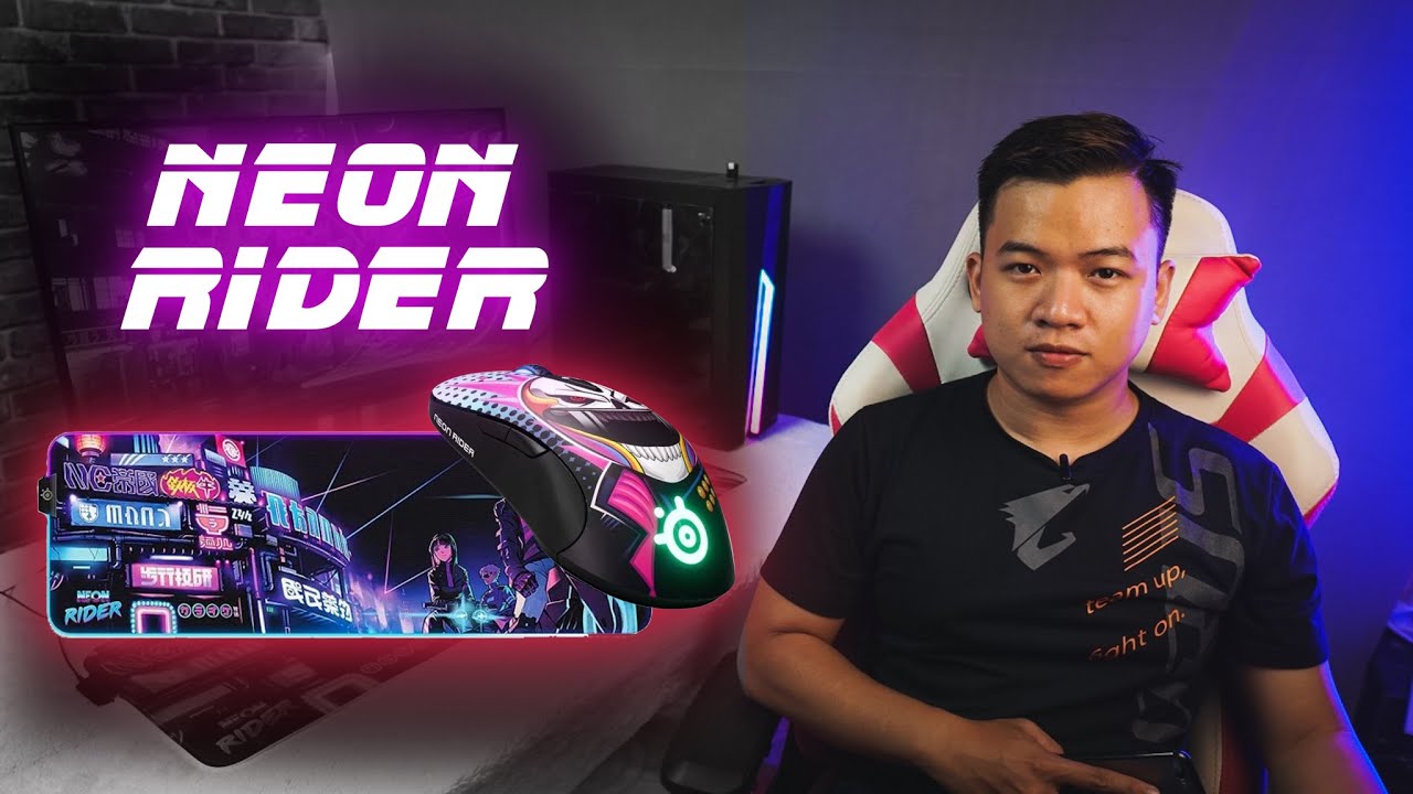Chuột STEELSERIES NEON RIDER Limited Edition - Không Chỉ Là Skin 