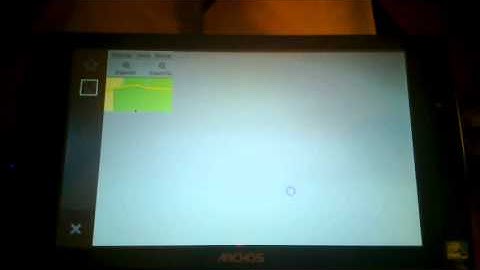 Archos 9 running MeeGo IVI UX