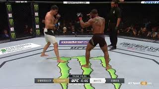 Tyron Woodley defending Demian Maia's takedowns