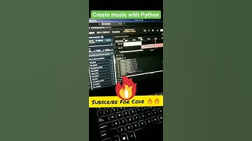 Create Music With Python 🔥| Music Creater With Python🔥|Python Projects| Subscribe For Code 🔥|#shorts