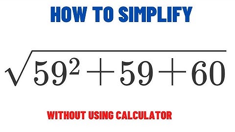 Calculators NOT Allowed | Can you Simplify the Expression | Math Olympiad Training