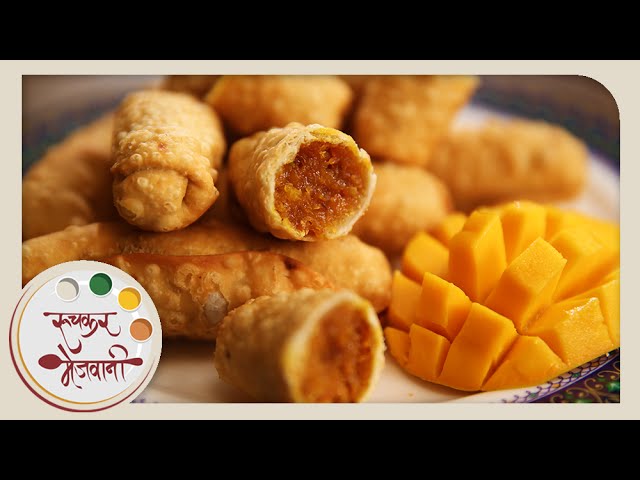 Mango Roll | Recipe by Archana | Easy To Make Indian Sweet in Marathi | Ruchkar Mejwani