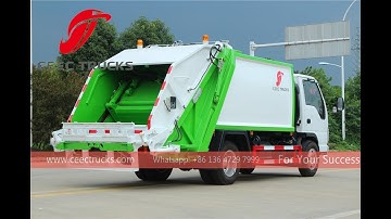 ISUZU 700P garbage compactor truck ,  www.ceectrucks.com
