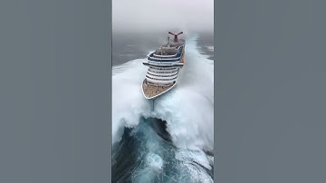 Thumbnail of Carnival Cruise Ship in Rough Seas! 😳 (Crazy Waves!)