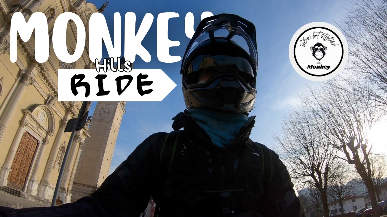 Honda Monkey 125 | Между полями и поворотами 🌾 | Тихий понедельник в холмах