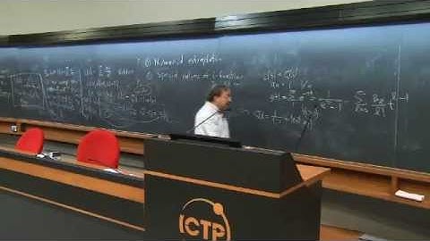 Basic Notions Seminar Series: "Asymptotics", Don Zagier (MPI Bonn & ICTP)