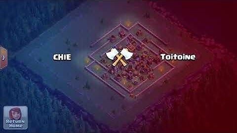 Clash of Clans (COC) - Best Attack for Builder Base using Hog Glider #3star#builderbase#hogglider