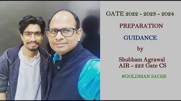 Live GATE Preparation Guidance |  Shubham Agrawal  | AIR 223 | GATE 2022 - 2023 | CS | IT | iGate B