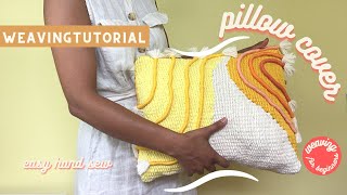 Woven Pillow Tutorial | Fibers and Design