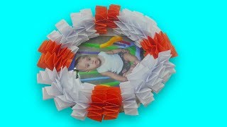 How to make Awesome photo Frame out of paper - Diy paper Craft screenshot 5