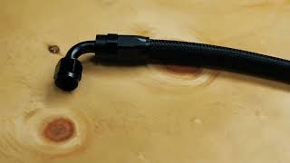 How to assemble braided hoses Nitrile core AN fittings