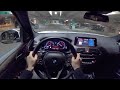 2019 BMW X3 xDrive30i - POV Night Drive (Binaural Audio)