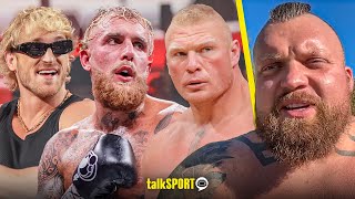 "It Would Be UNFAIR!" Eddie Hall On Facing Jake Paul & Brock Lesnar, WWE & World's Strongest Fight!