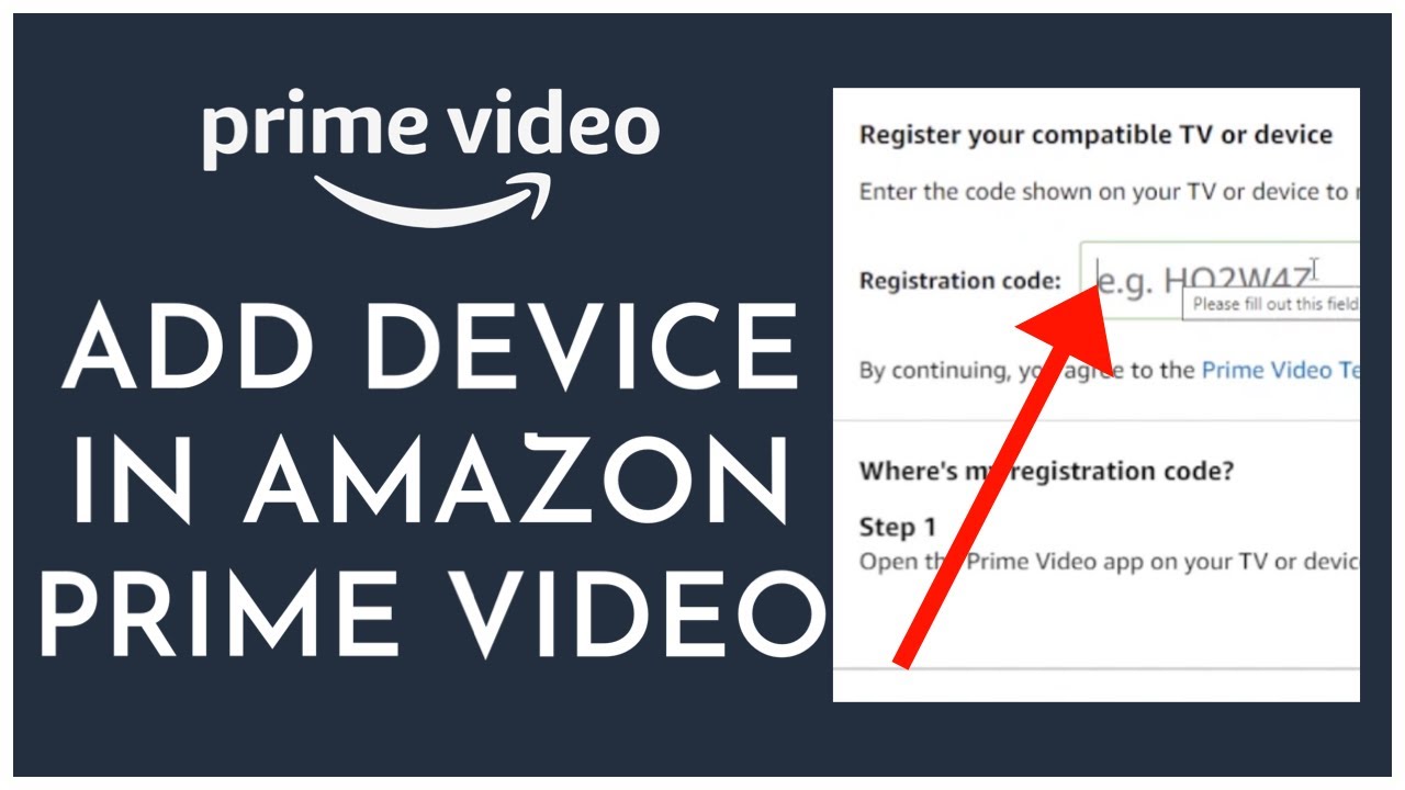 How to Register a Device on  for  Prime