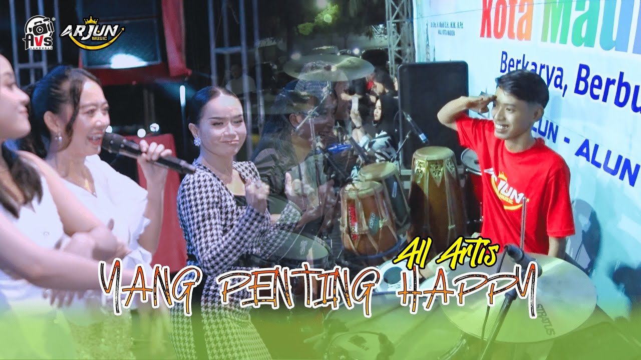 ALL ARTIS - YANG PENTING HAPPY - ARJUN MUSIC LIVE EXPO MADIUN  ( COVER )