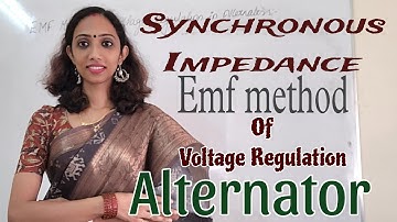 Synchronous Impedance Method or EMF method of Voltage Regulation in Alternator -  in Malayalam