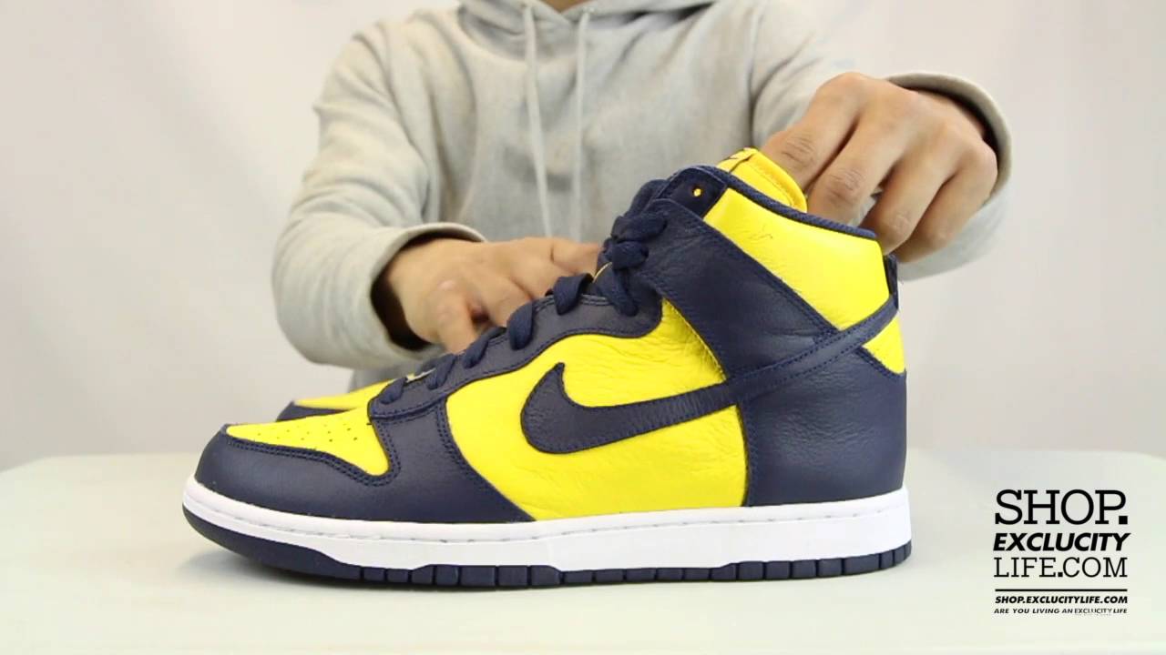 nike dunk retro qs michigan