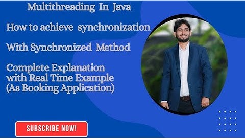 #14 Multithreading In Java | How to achieve synchronization with synchronized Method | #jobinterview