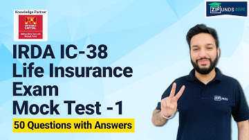 IC38 Mock Test | IC38 Mock Test 50 Question | IRDA IC38 Insurance Agent Exam Mock Tests