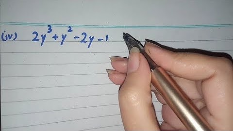 Factorize 2y3+y2-2y-1, Factorize 2y^3+y^2-2y-1