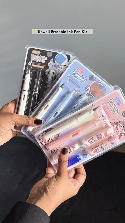 Erasable Ink Pens 🎀✨🌷#ink #stationery #stationary #cute #kawaii #pen #trendingshorts #trending