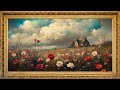 Vintage Beautiful Garden Landscape You Will Ever See | Oil painting tv screensaver