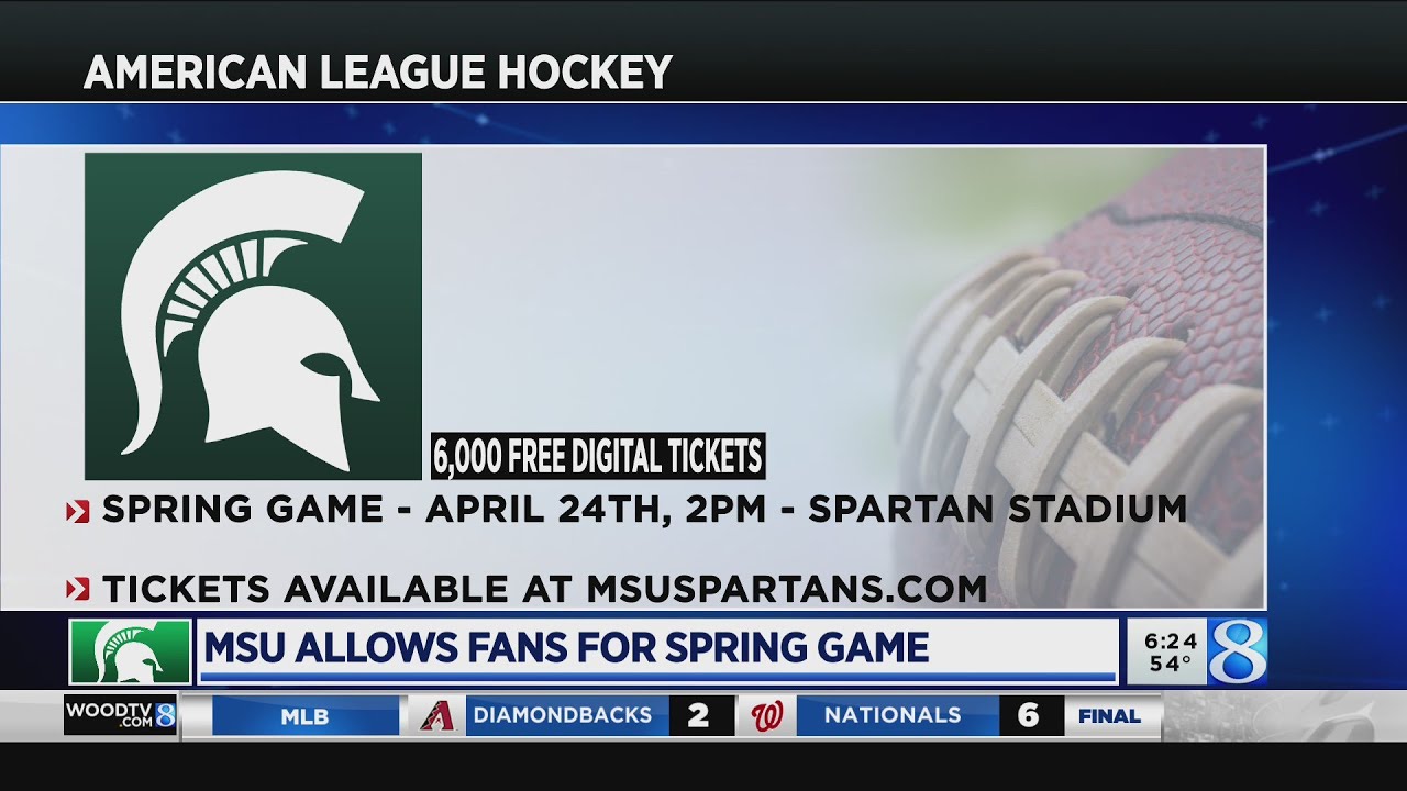 MSU announces around 6,000 fans to attend spring game on April 24