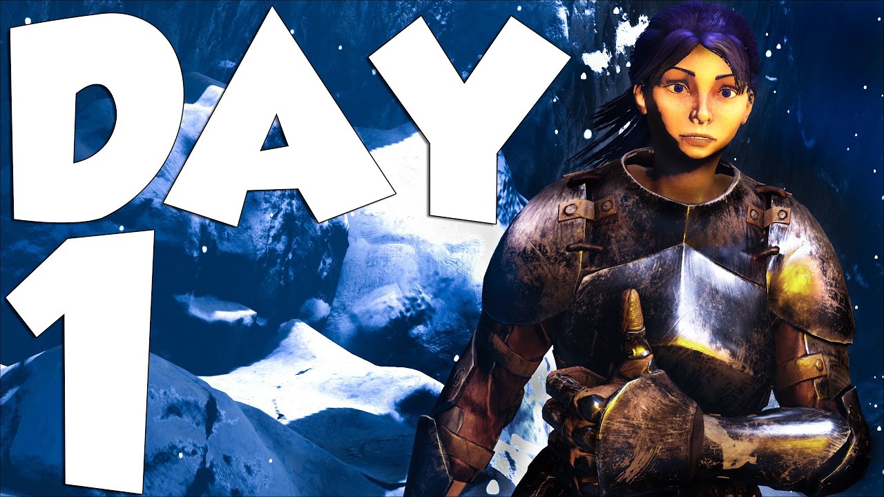 I Built the NEW Ice Cave SOLO - ARK PvP