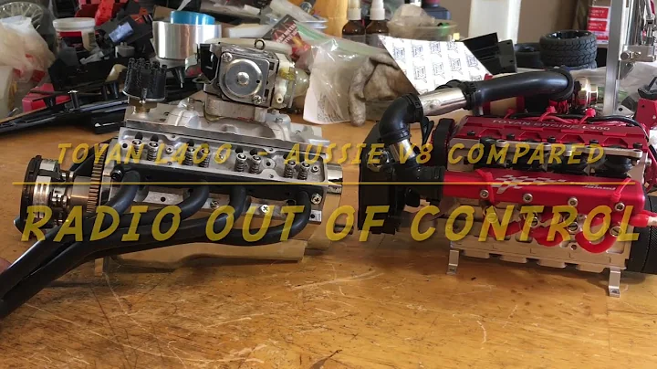Aussie v8 and the Toyan L400 size comparison