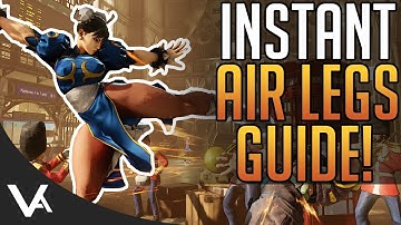 SFV - Chun-Li Instant Air Lightning Legs Guide! How To & Uses For Street Fighter 5 Arcade Edition