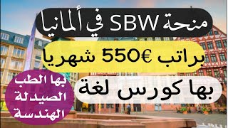 منحه دراسيه مموله بالكامل في المانيا براتب شهري 550 يورو والدراسه وتذاكر الطيران مجانا وبها كورس لغه