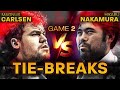 Magnus Carlsen vs Hikaru Nakamura | Tie Breaks - Game 2 (FULL) | FTX Crypto Cup QFs